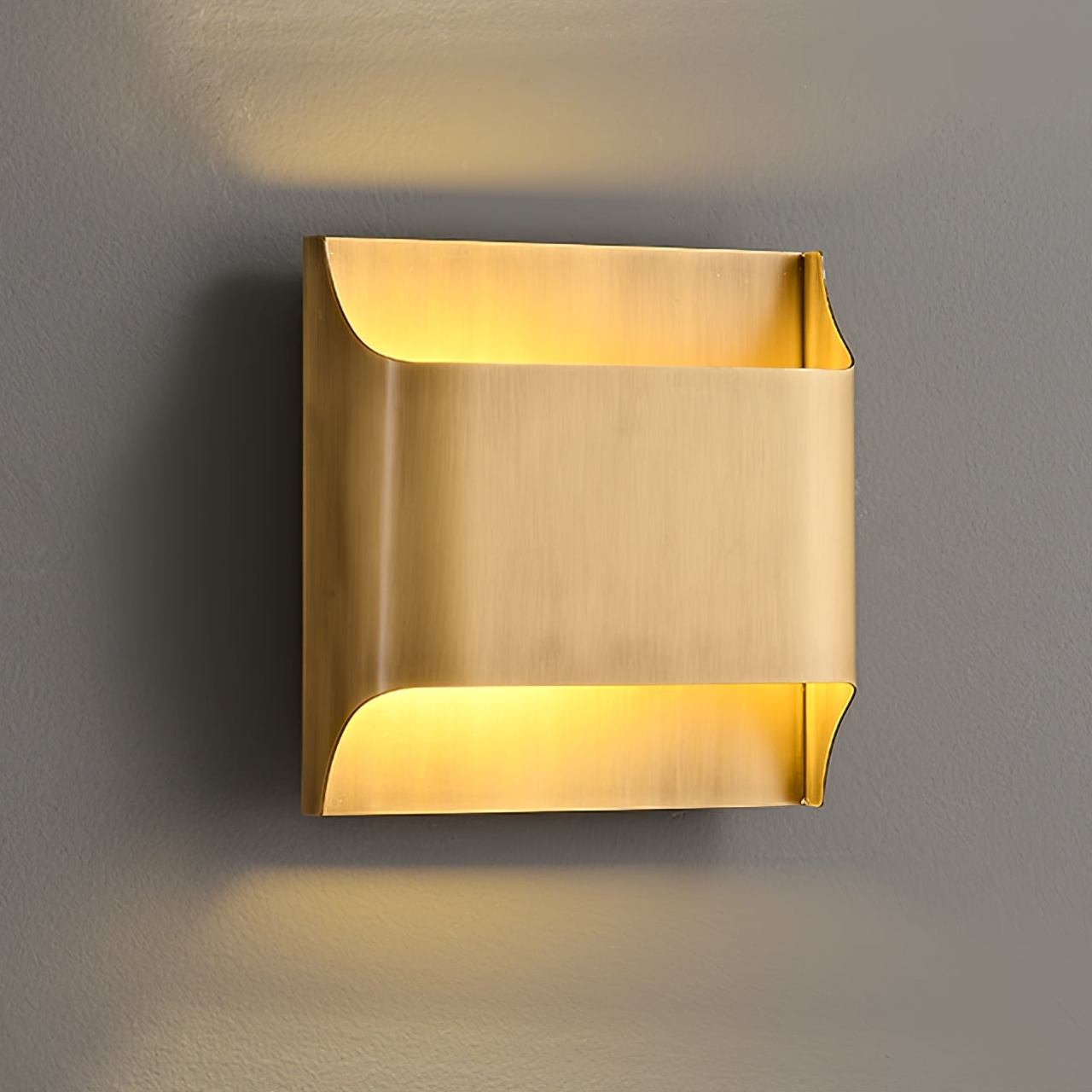Orvian Brass Wall Light