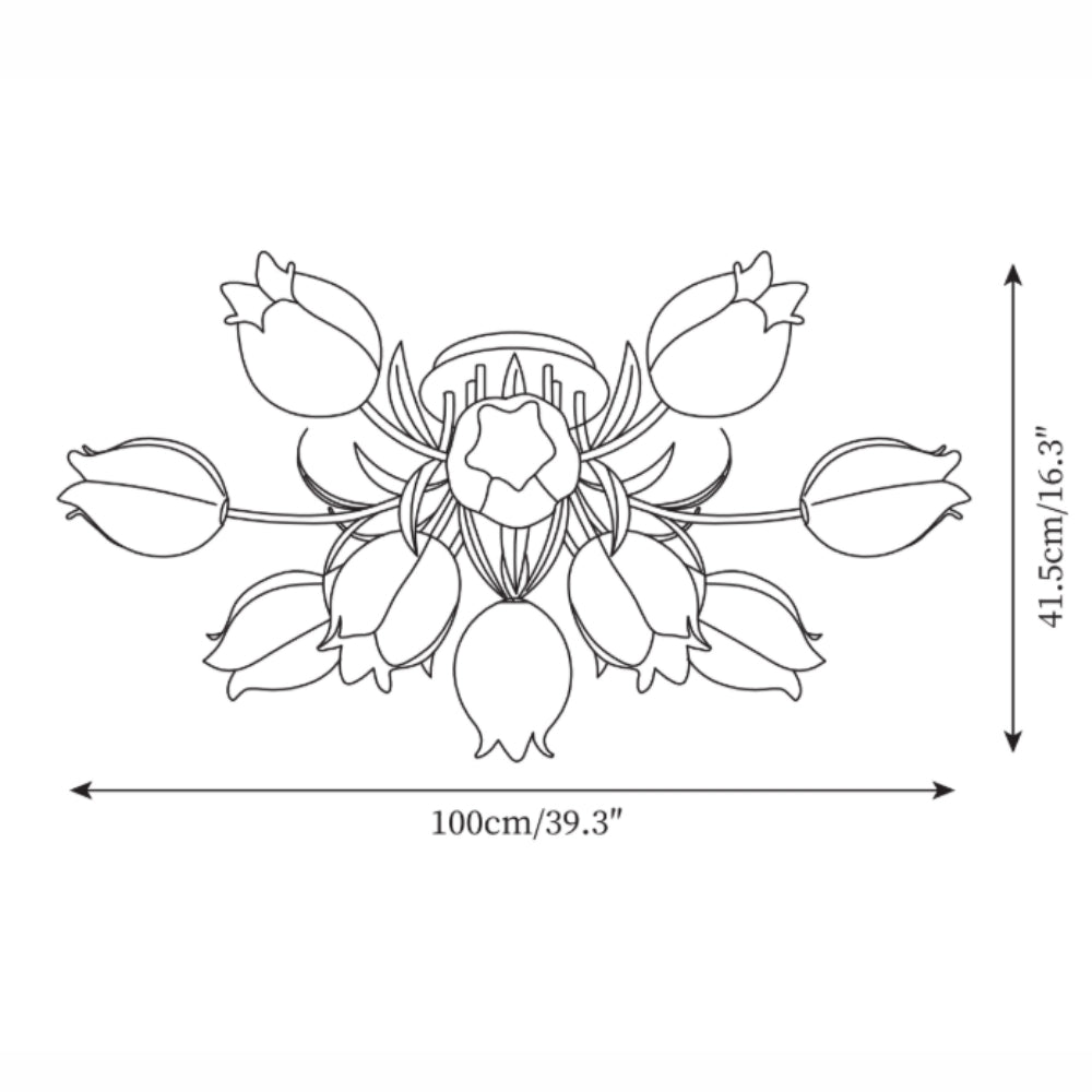 Floras Flower Ceiling Light