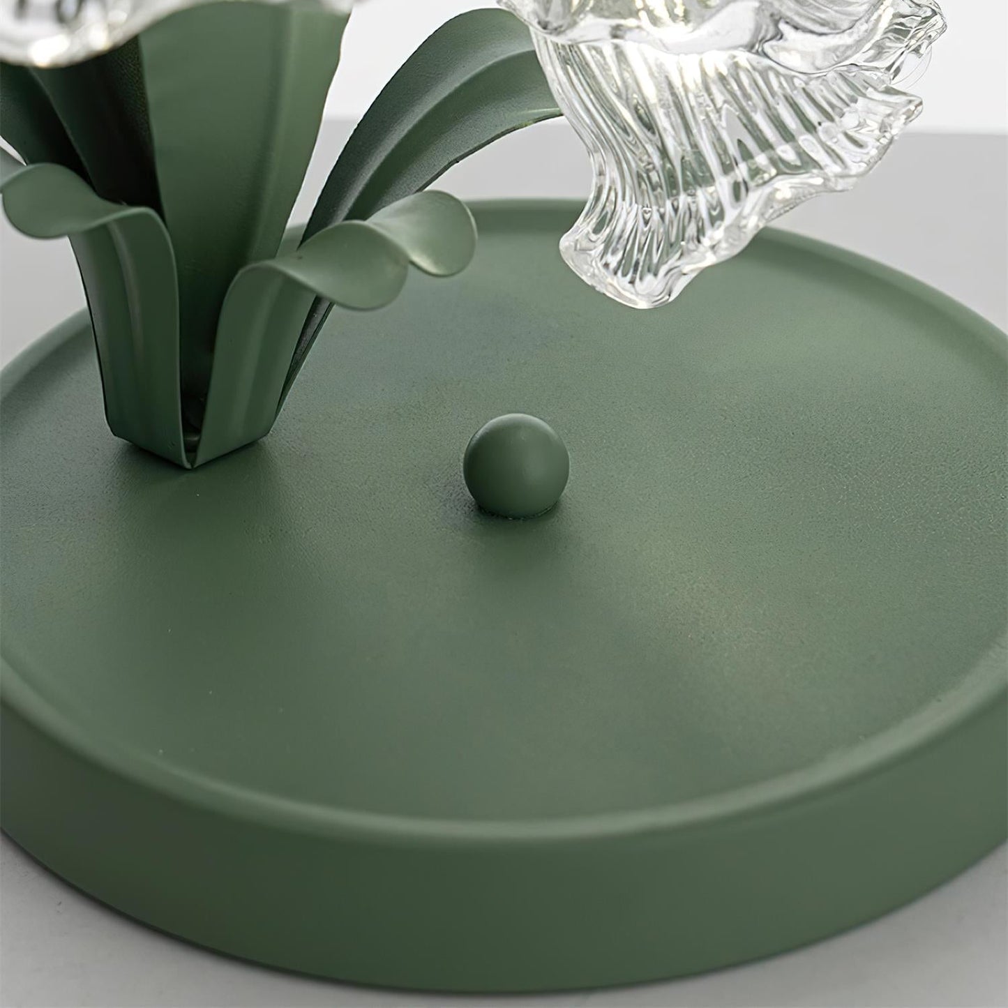 Botanical Glass Petal Accent Table Lamp