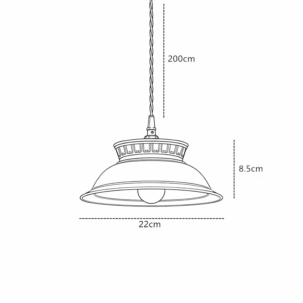 Hudson Japanese Ceramic Pendant Light
