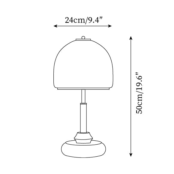 Velora Sculpted Table Lamp