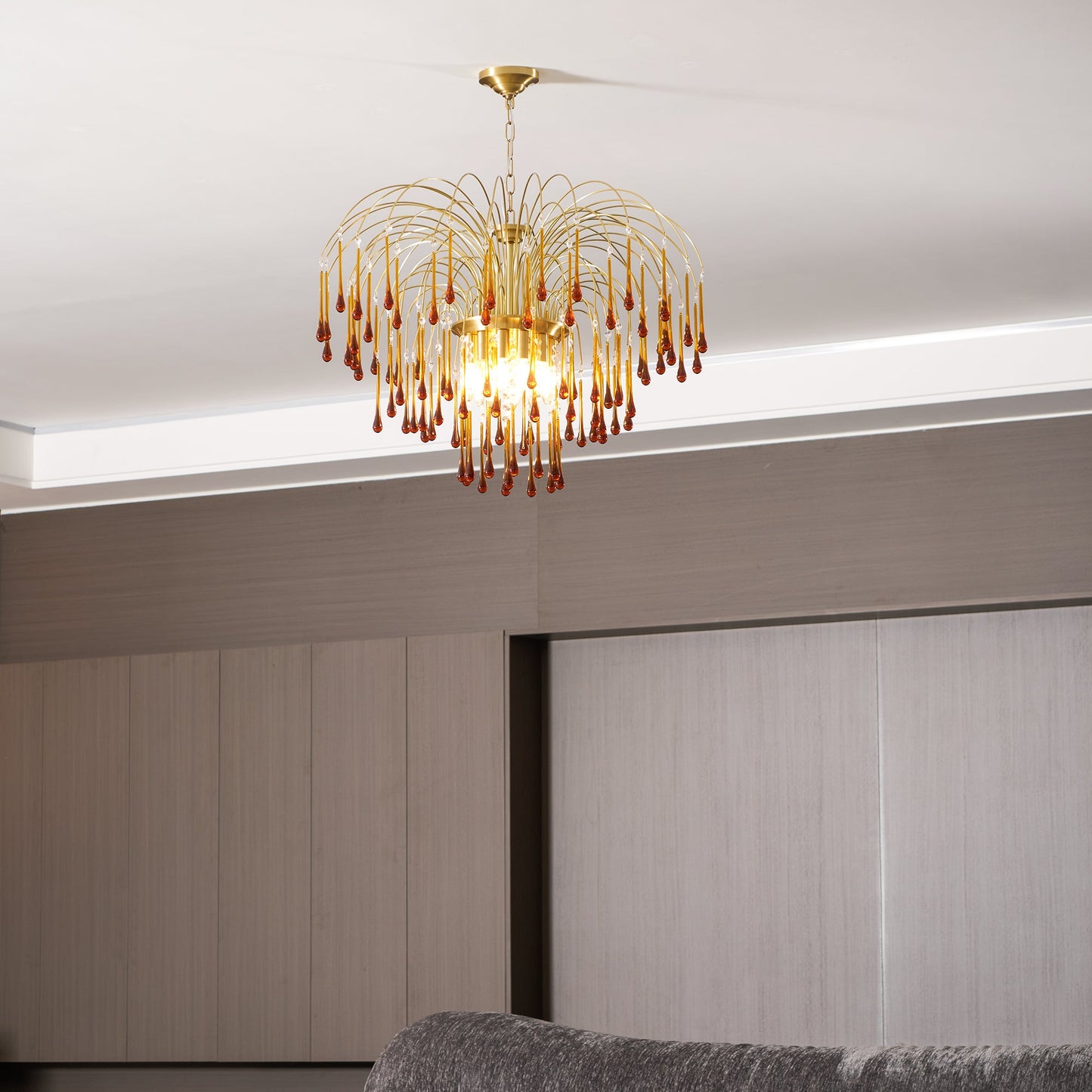 Monvera Glass Chandelier