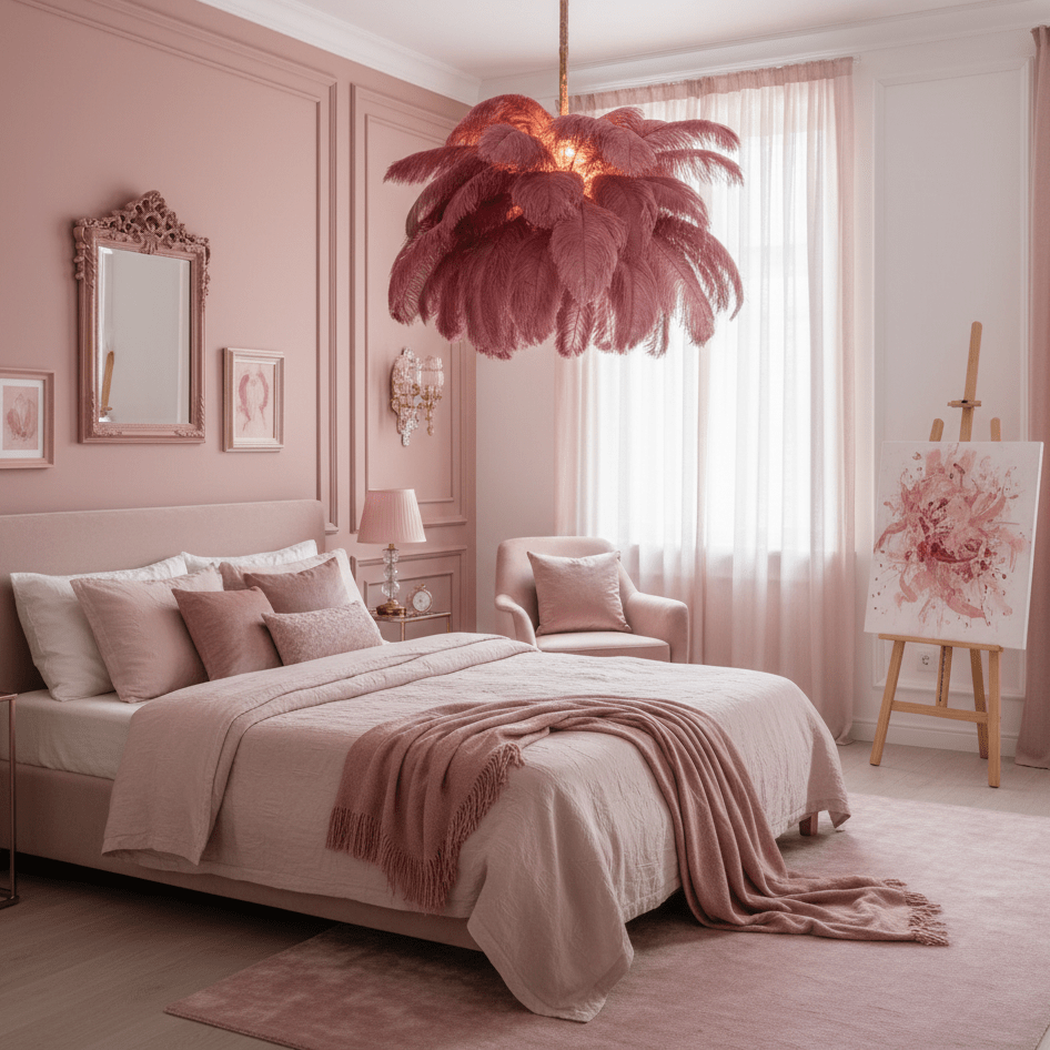 Aurelia Feather Chandelier