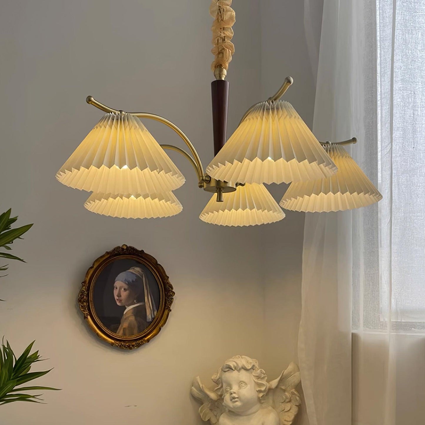 Colette Pleated Chandelier