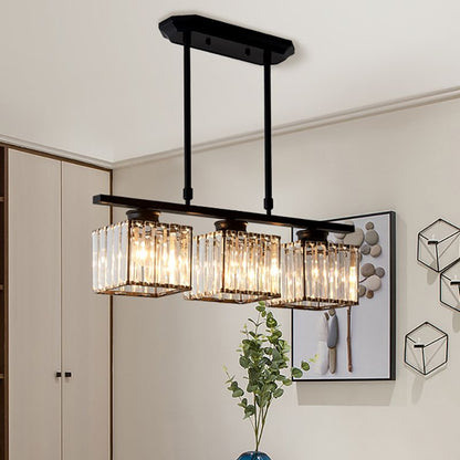Vintara Glass Island Chandelier