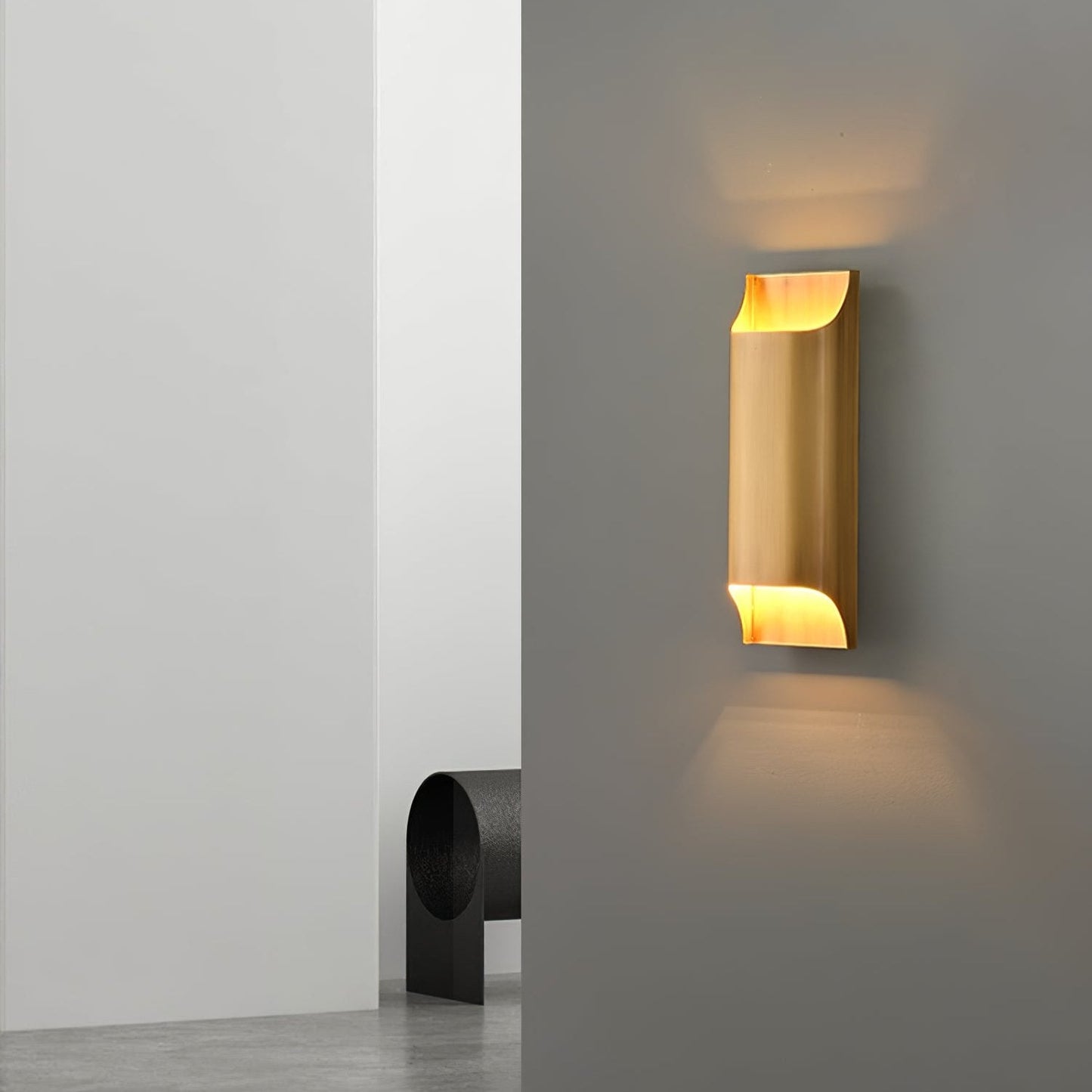 Orvian Brass Wall Light