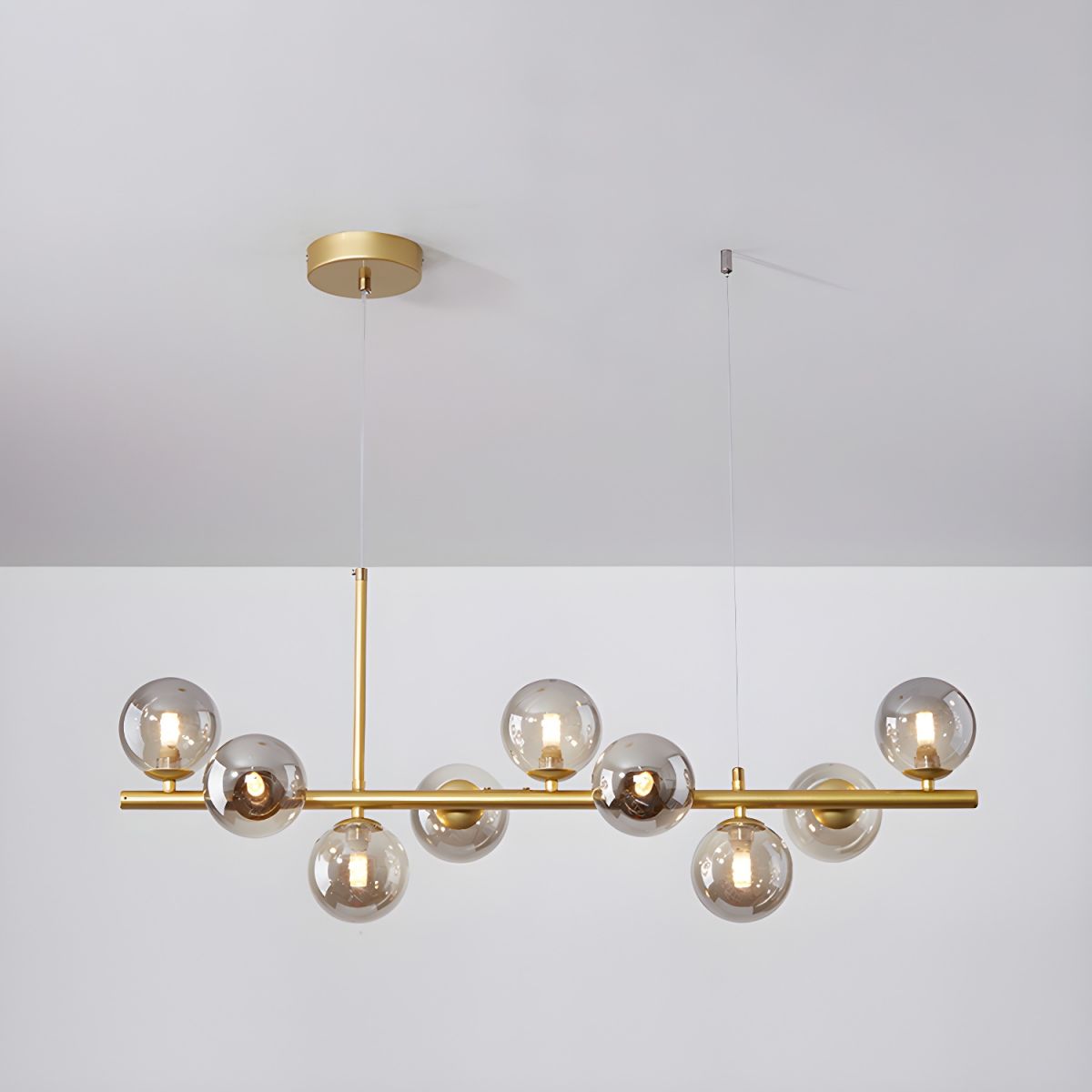 Velmora Glass Globe Chandelier