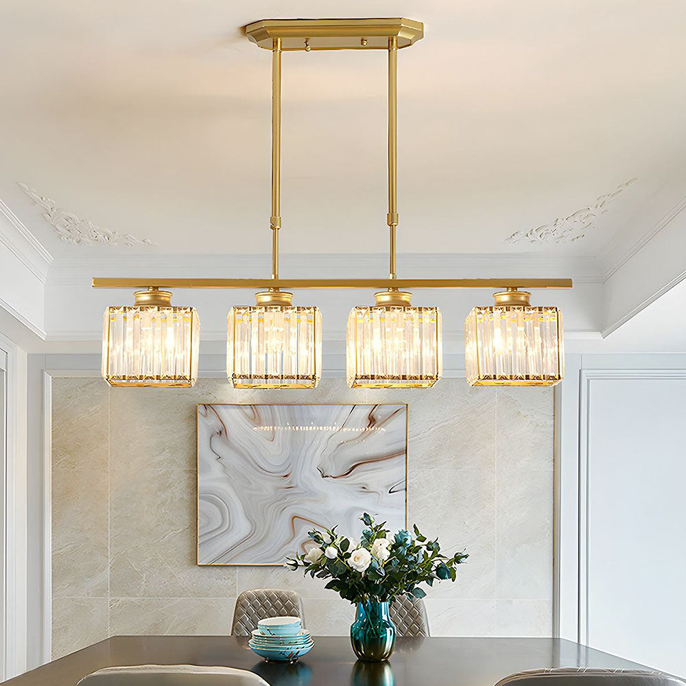 Vintara Glass Island Chandelier