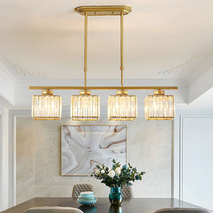 Vintara Glass Island Chandelier