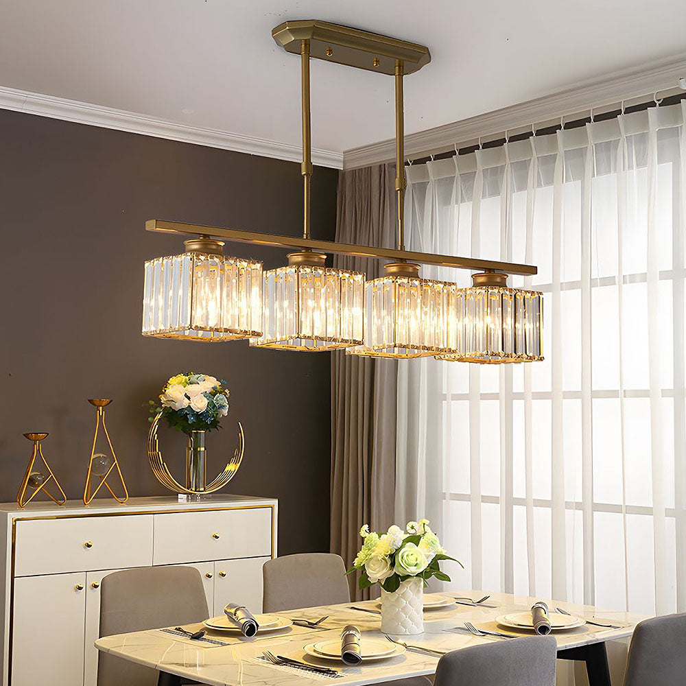 Vintara Glass Island Chandelier