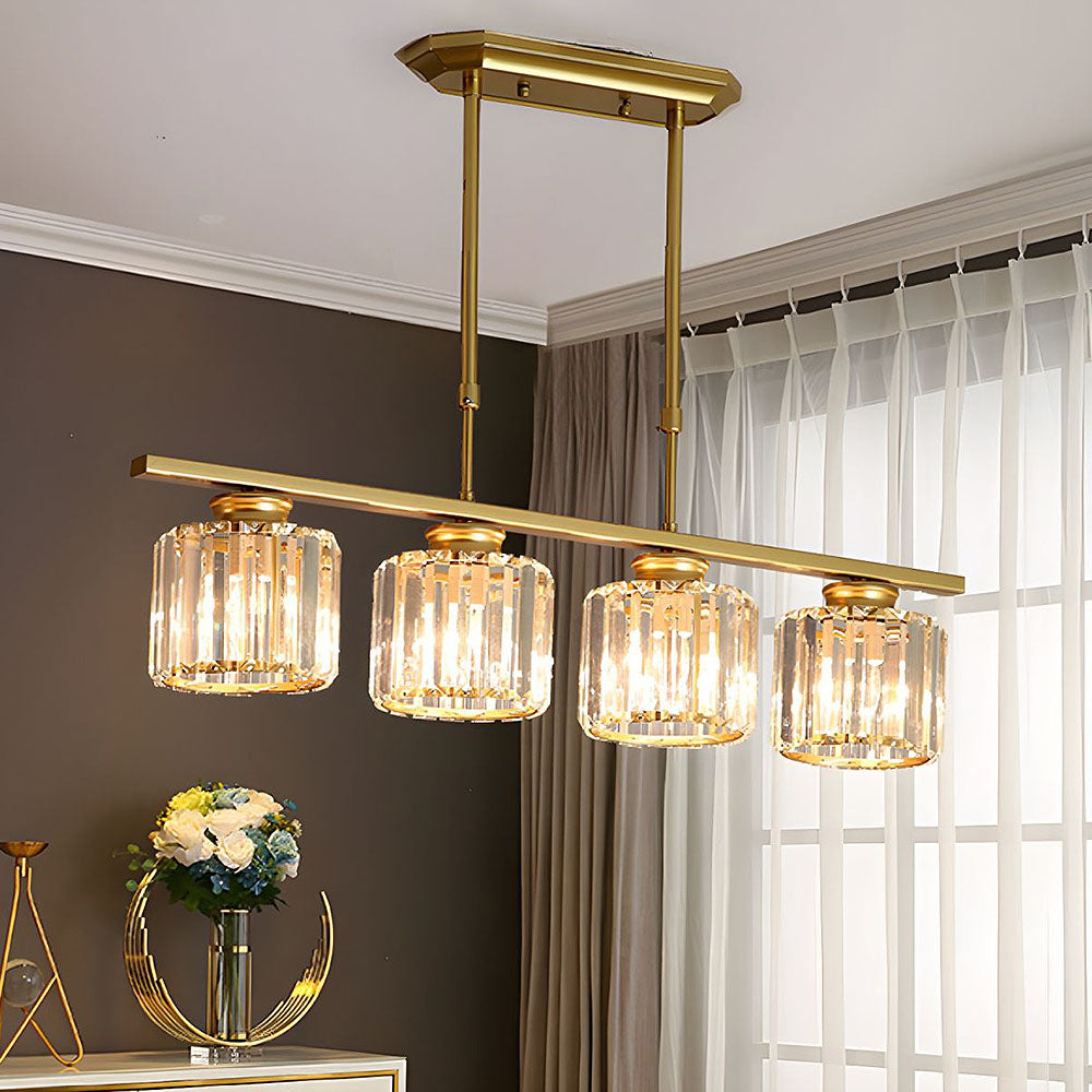 Vintara Glass Island Chandelier