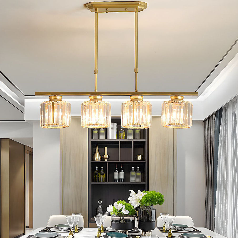 Vintara Glass Island Chandelier
