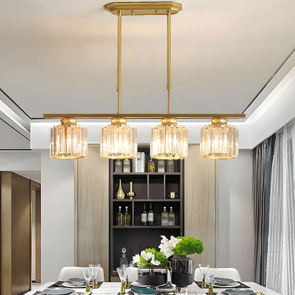 Vintara Glass Island Chandelier