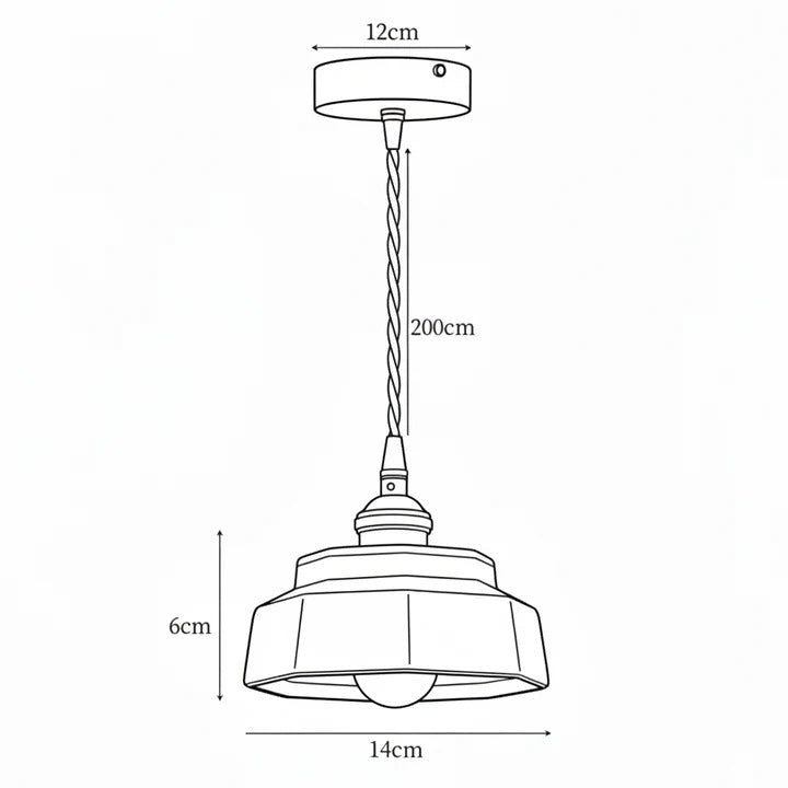 Hudson Ceramic Pendant Light