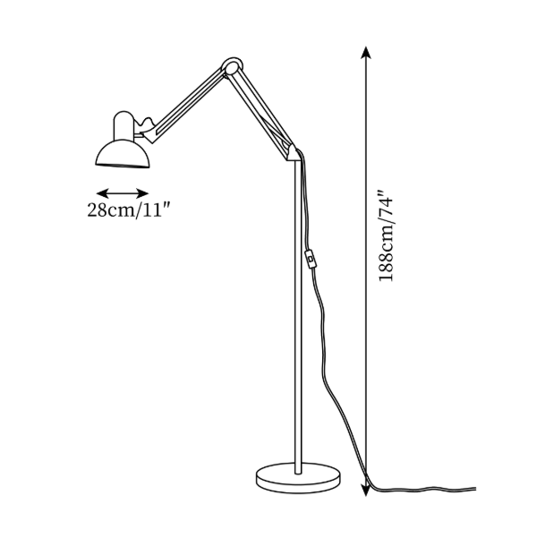 Lexos Colorful Memphis Floor Lamp