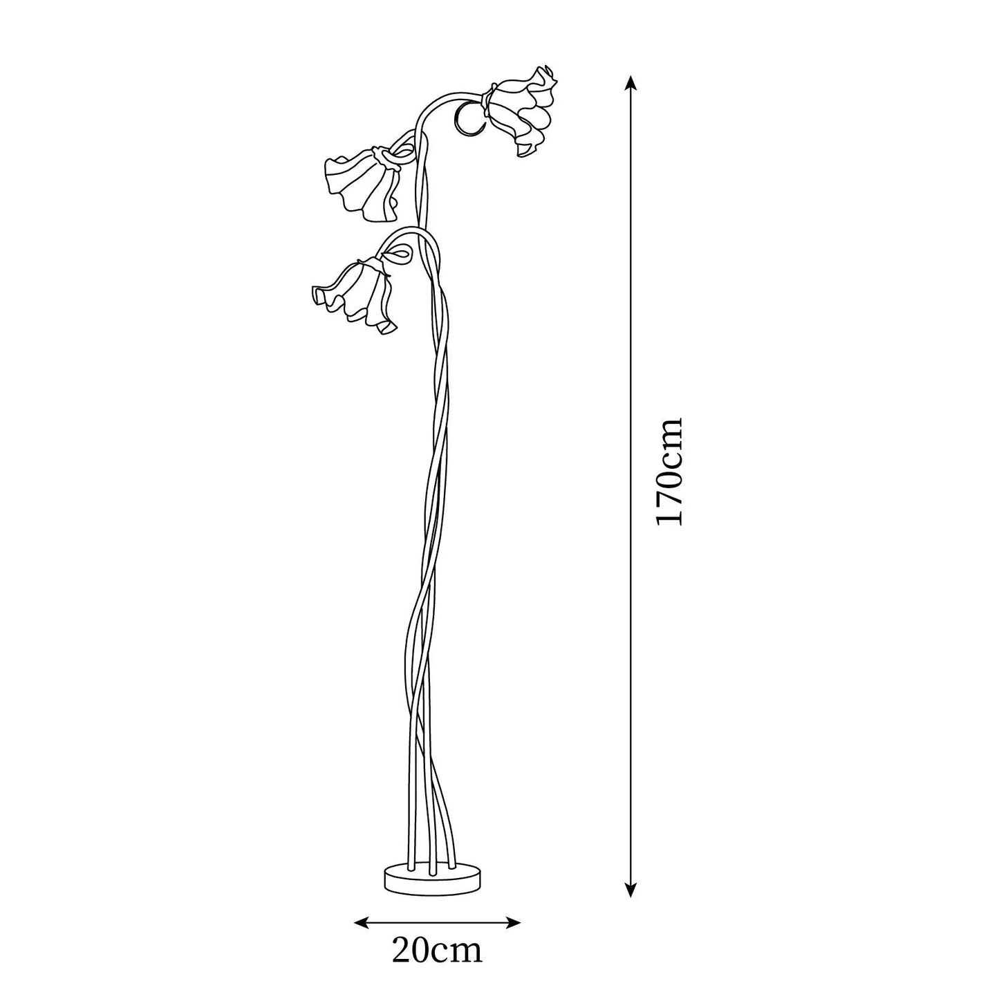 Floras Flower Floor Lamp Light