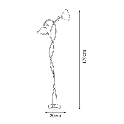 Floras Flower Floor Lamp Light