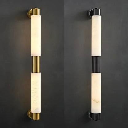 Arvix Wall Mounted Alabaster Cylinder Light