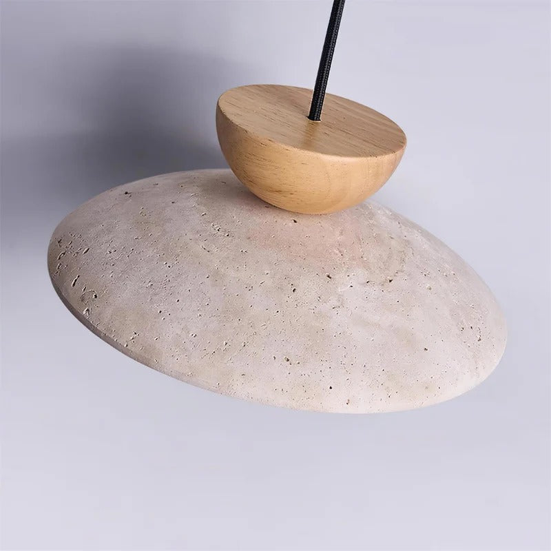 Siya Travertine Stone Pendant Light