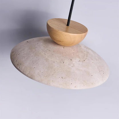Siya Travertine Stone Pendant Light
