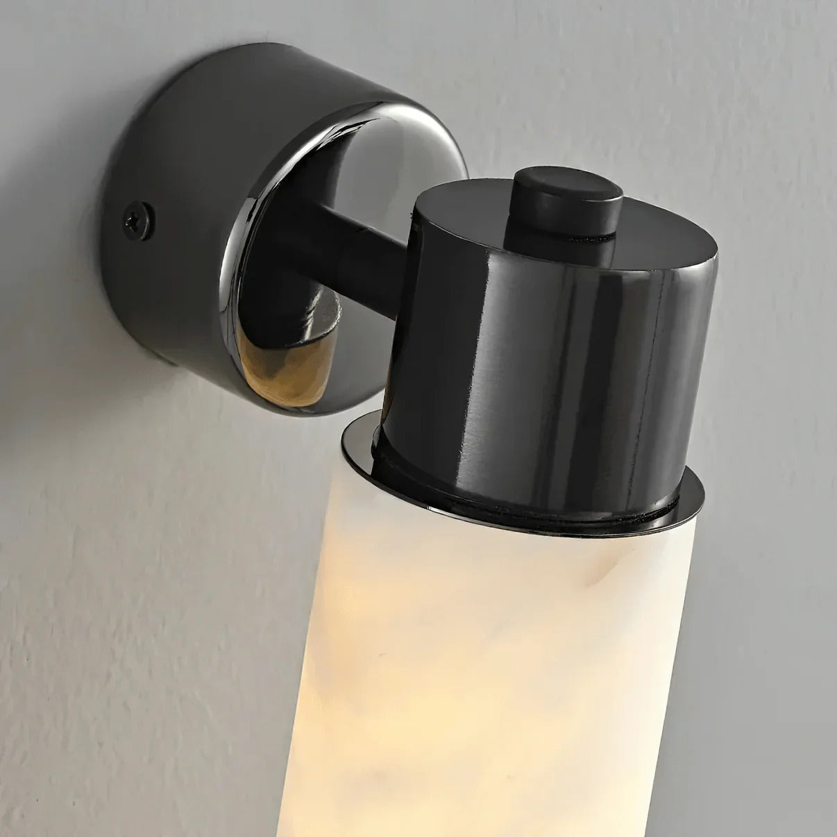 Arvix Wall Mounted Alabaster Cylinder Light