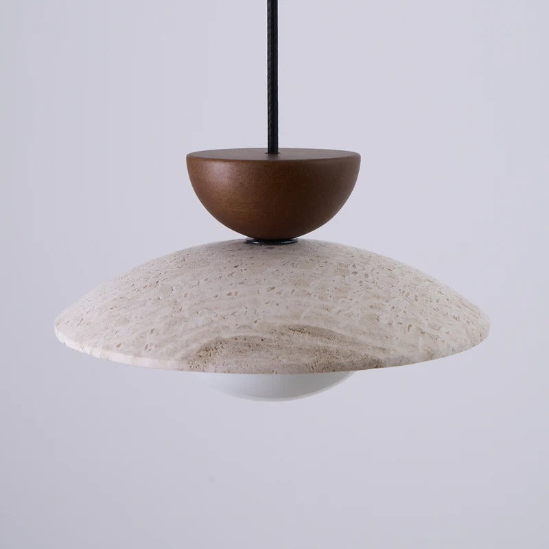 Siya Travertine Stone Pendant Light