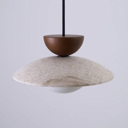Siya Travertine Stone Pendant Light
