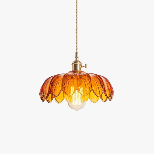 Loras Petal Glass Pendant Light