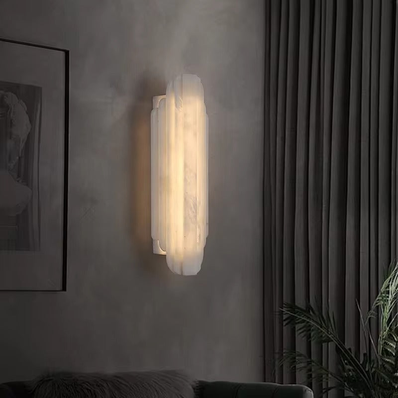 Arvix Alabaster Wall Sconce Light