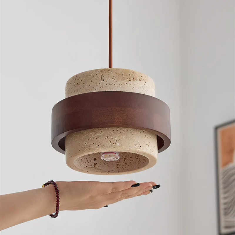 Cerova Japanese Stone Hanging Pendant Light