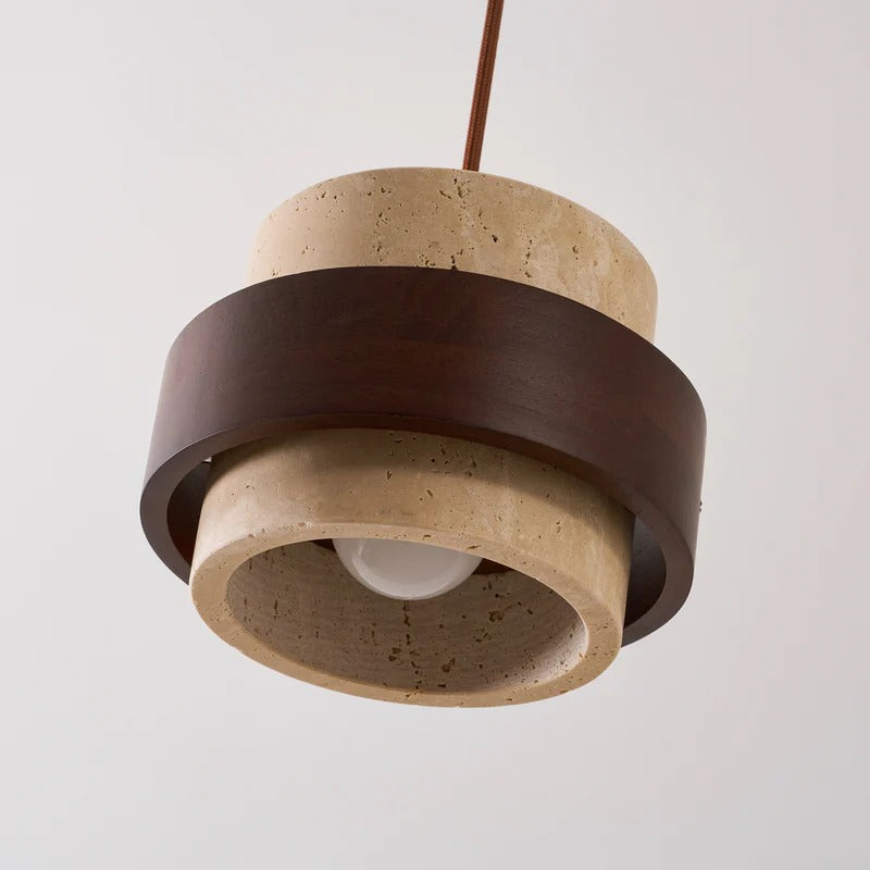 Cerova Japanese Stone Hanging Pendant Light