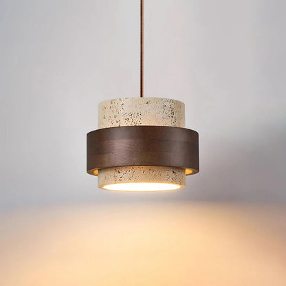 Cerova Japanese Stone Hanging Pendant Light