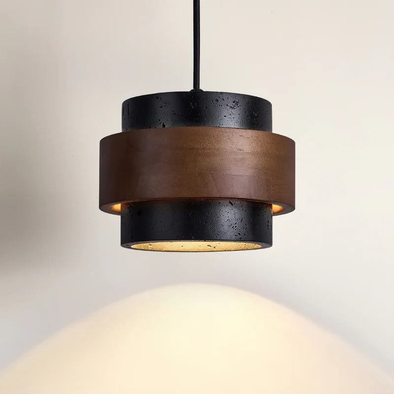 Cerova Japanese Stone Hanging Pendant Light