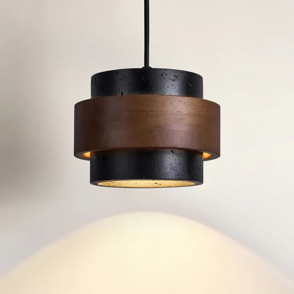 Cerova Japanese Stone Hanging Pendant Light
