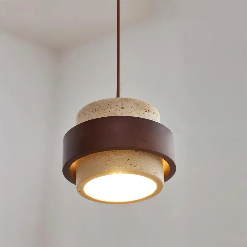 Cerova Japanese Stone Hanging Pendant Light