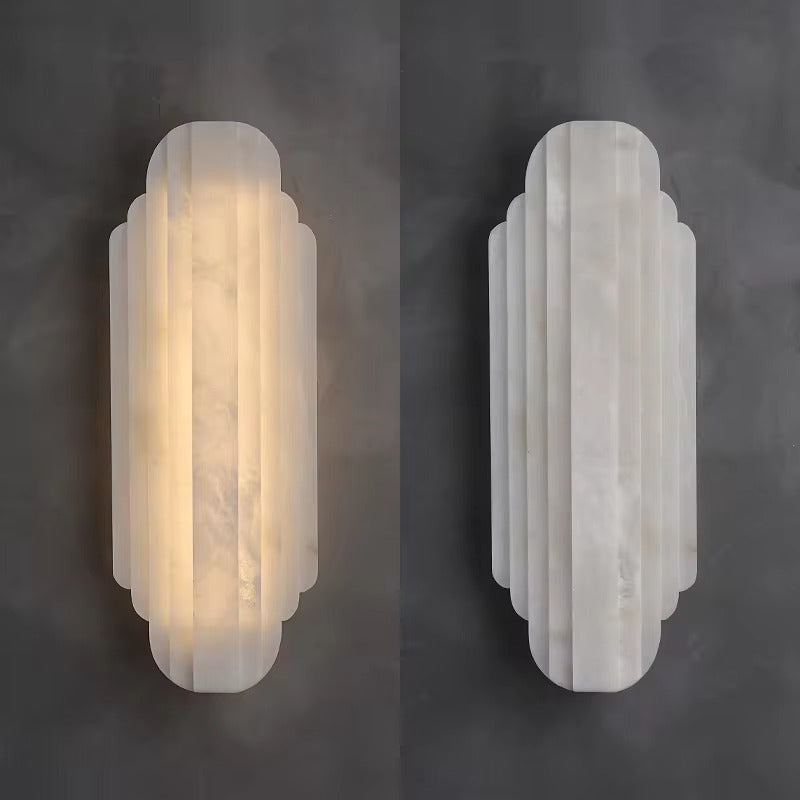 Arvix Alabaster Wall Sconce Light