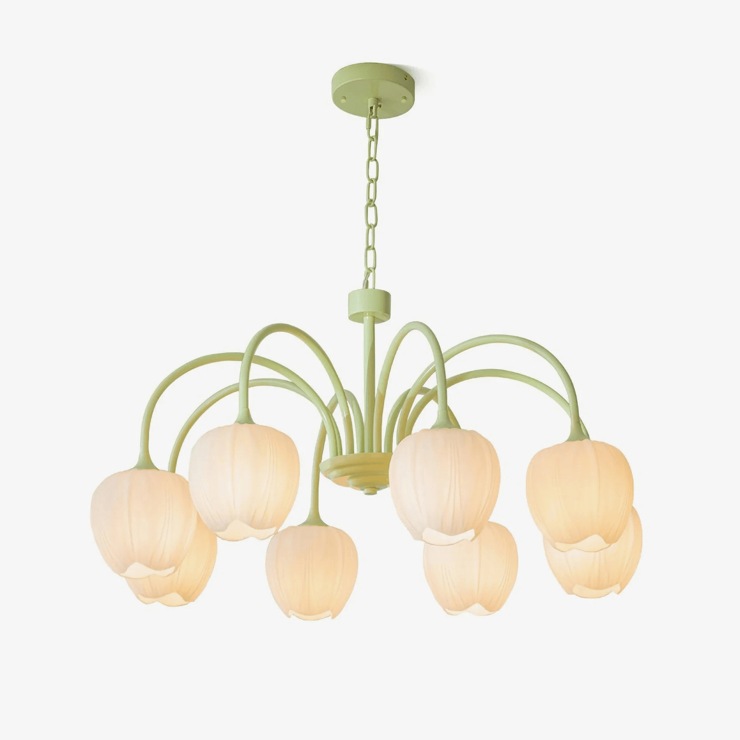 Elowen Floral Glass Chandelier Light