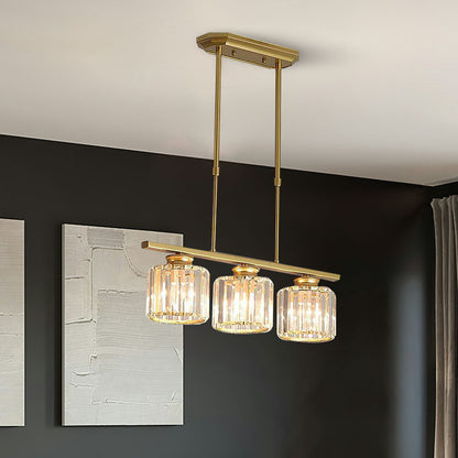 Vintara Glass Island Chandelier