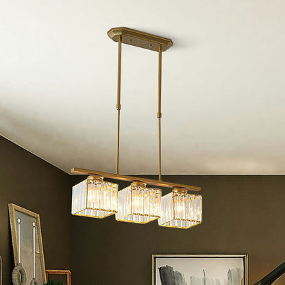 Vintara Glass Island Chandelier
