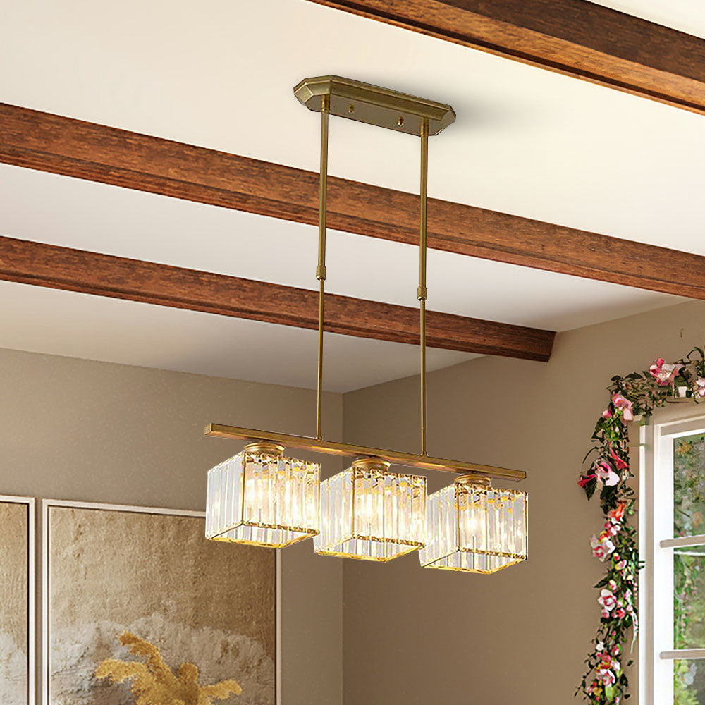 Vintara Glass Island Chandelier
