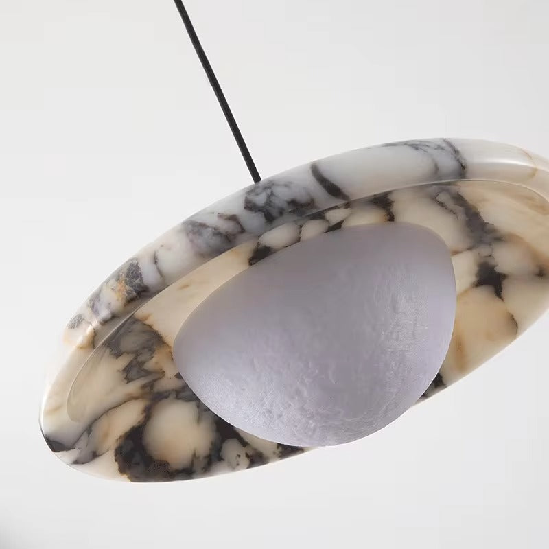 Arvix Round Marble Pendant Light