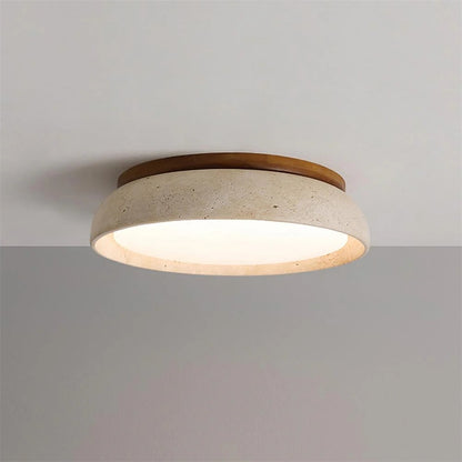 Siya Travertine Stone Ceiling Light