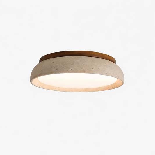 Siya Travertine Stone Ceiling Light