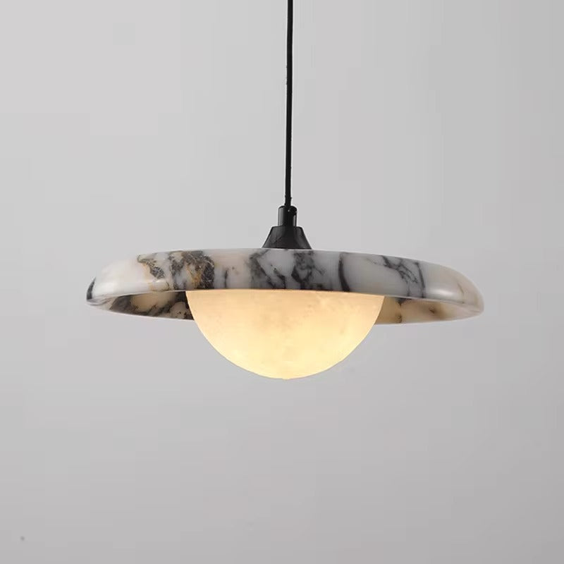 Arvix Round Marble Pendant Light