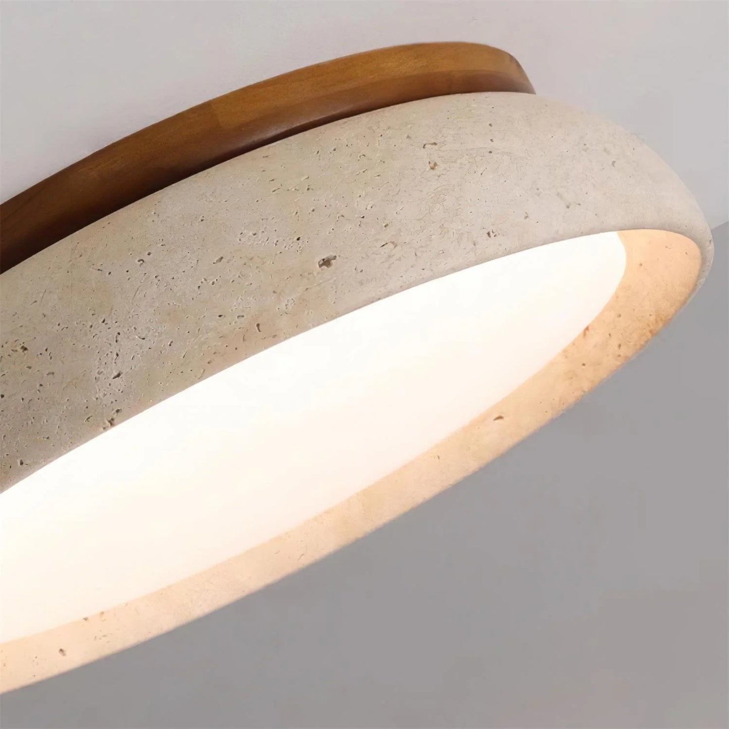 Siya Travertine Stone Ceiling Light