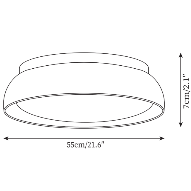 Siya Travertine Stone Ceiling Light
