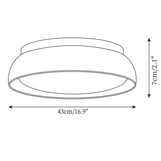 Siya Travertine Stone Ceiling Light