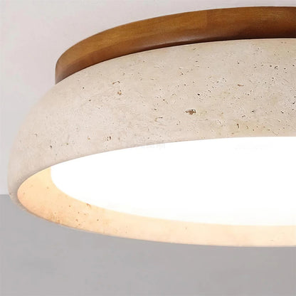 Siya Travertine Stone Ceiling Light