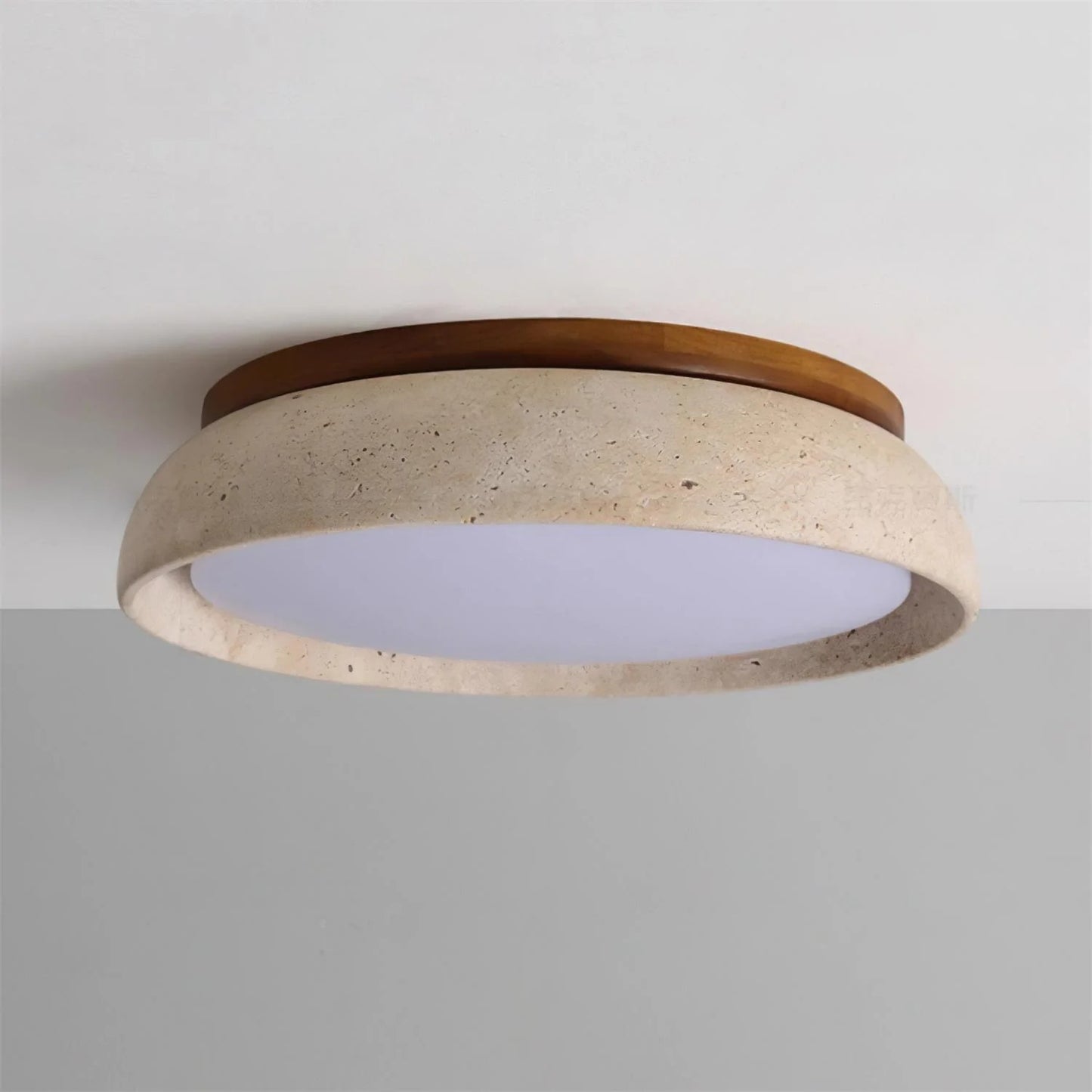 Siya Travertine Stone Ceiling Light