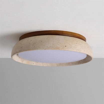 Siya Travertine Stone Ceiling Light